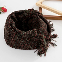 Демисезонный шерстяной шарф, зимний удерживающий тепло шарф-платок с кисточками, 2019, в корейском стиле, увеличенная толщина