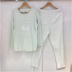 Xiaqi cho con bú tháng quần áo phụ nữ mang thai quần áo nhà cotton đồ ngủ mùa thu quần áo phù hợp với sau sinh ăn quần áo XQ-1750 Giải trí mặc / Mum mặc
