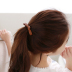 Hàn Quốc khí chất da nhỏ nơ tóc dây tóc bao da Nhật Bản và Hàn Quốc buộc tóc cao su ban nhạc đầu dây phụ kiện tóc mũ - Phụ kiện tóc kẹp càng cua 5 răng Phụ kiện tóc