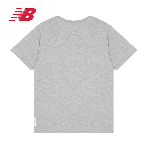 New balance, летняя цветная комфортная футболка с коротким рукавом подходит для мужчин и женщин для отдыха