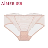 Летние сексуальные дышащие кружевные трусы, официальный продукт, средняя посадка