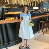 Топ без лямок, платье, джинсовая юбка, делается под заказ, эффект подтяжки, 2020, большой размер