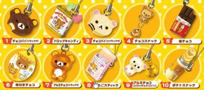 [Spot] Перепечатка Re-Ment Ridakkuma Loss Bear Easy Bear Candy Chocolate Pendant