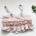 VV 18ss phong cách Nhật Bản phong cách đơn giản cà phê lưới bơi mặc sinh viên bảo thủ kỳ nghỉ mỏng chia áo tắm phụ nữ