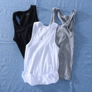 Mùa hè vest nam cotton thanh niên Slim-loại thể thao áo trắng rào cản đáy từ breathable không tay vest