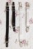 1901 1902 Khóa garter đơn giản có thể điều chỉnh (lấy 1 cặp tóc 4) dài thắt lưng garter Nịt Tất