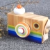 Trẻ em của giáo dục kính vạn hoa mô phỏng máy ảnh cô gái đồ chơi bằng gỗ mini cậu bé chơi đồ trang sức trang sức nhà Đồ chơi gia đình