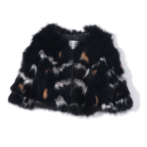 Nalan hun khói chống mùa lông 2018 mới scorpion tóc nữ siêu đoạn ngắn vòng cổ con quái vật nhỏ Hàn Quốc phiên bản của màu sắc phù hợp với áo