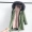 Nalan hun khói trong đoạn dài lông cổ áo lông lớn để vượt qua các lớp lót lông thỏ có thể tháo rời Hàn Quốc phiên bản của chiếc áo khoác nữ là mỏng