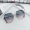 Kính mát thời trang mới 2018 kính râm nữ phiên bản Hàn Quốc của kính râm retro gió retro kính đỏ mặt tròn chống tia UV