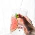 Sáng tạo Star Glass Cup Juice Straw Cup Sinh viên Nhiệt dễ thương Cup Tea Cup Cup sữa 460ML - Tách bình giữ nhiệt 1000ml Tách