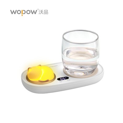 沃品（WOPOW）TC01暖杯垫恒温杯垫养生可定制 白色