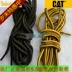 Mở rộng ban đầu cat Carter dụng cụ khởi động màu vàng nâu hai màu ren 5mm nylon đôi màu đen nâu màu xám nâu cà phê tím Giày ren