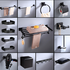 лампа bathroom accessories set black finish