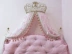 Mỹ retro trang trí giường trampoline rèm công chúa Pháp tòa tóc bóng hai lớp nền sợi với sơn vương miện kệ