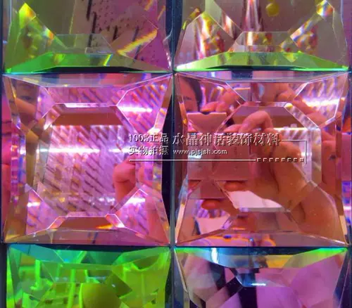 KTV бар украшения фэнтези -цвет хрустальный стеклян