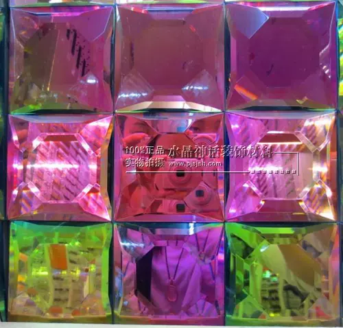 KTV бар украшения фэнтези -цвет хрустальный стеклян