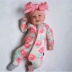 Ins mẫu nổ nam và nữ có thể đóng gói jumpsuit chân bốn mùa cotton bé áo choàng romper pyjama nhiều màu tùy chọn - Áo liền quần bodysuit cho bé Áo liền quần