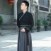 Hantang mơ bản gốc truyền thống Trung Quốc quần áo thêu hoa nam vành đai hiệu suất quần áo Áo sơ mi mỏng dưới váy - Trang phục dân tộc