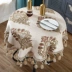 Châu Âu tròn nhỏ khăn trải bàn vải tròn hộ gia đình vải bàn vải Bắc Âu sang trọng tròn cà phê bàn ​​vải cao cấp bàn bàn vải Khăn trải bàn
