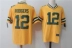 Quần áo bóng bầu dục người hâm mộ huyền thoại ưu tú phiên bản ngắn tay kích thước lớn thêu đóng gói Packers12 # Rodgers bóng bầu dục