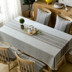 Nhật bản cotton linen khăn trải bàn khăn trải bàn tủ TV bìa khăn màu xám hiện đại đơn giản hình chữ nhật bàn cà phê khăn trải bàn Khăn trải bàn