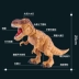 Trẻ em đồ chơi khủng long điện mô phỏng động vật có thể đẻ trứng và đi trên đường chiếu phun lửa thở lớn Tyrannosaurus rex nam