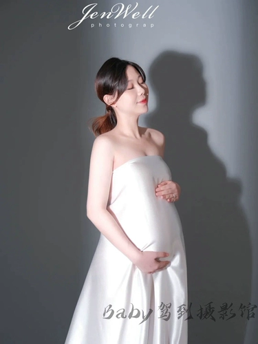 Одежда подходит для фотосессий для беременных, модная белая юбка, фотография для матери и ребенка, новая коллекция