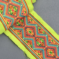 Гуанси меньшинство вышивая хлопчатобумажная боковая сторона декоративная цветочная батон