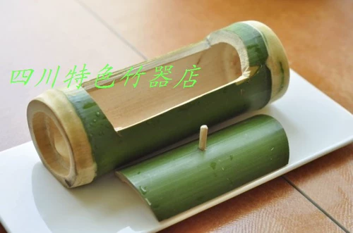 Свежий и свежий аромат/резервуар для хранения бамбуковая труба на пару на пару рисовых бамбуко