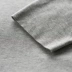 Ba bức ảnh mùa thu quần áo nam đơn sắc áo sơ mi trắng chữ V liền mạch chạm đáy phần mỏng quần áo mùa thu kinh doanh quần áo ấm vô hình mùa đông - Áo ấm