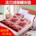 Mùa đông ấm flannel dày Falais 1.5 lông cừu san hô có thể giặt nệm chống trượt là phần mỏng 1,8 mat nệm hơi Nệm