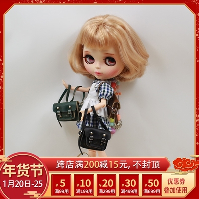 taobao agent DBS BLYTHE Little cloth doll puppies shoulder bag shoulder bag azone Lijia Xiaobu six -point baby backpack