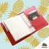 In tay Cặp hộ chiếu Người giữ vé Tối giản Da Hộ chiếu ID Trường hợp Bao đựng Túi lưu trữ Có thể in ví đựng giấy tờ cá nhân Túi thông tin xác thực