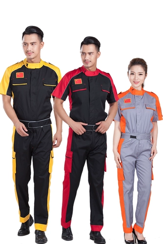 Летний тонкий комплект для работы, рабочая одежда, короткий рукав, делается под заказ