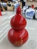 Jingdezhen bình gốm sứ đỏ Trung Quốc bình bầu bình sứ có nắp thủ công đồ trang sức A - Vase / Bồn hoa & Kệ