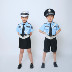 Trẻ em của cảnh sát dịch vụ black cat sheriff quần áo cảnh sát nhỏ trang phục trai mẫu giáo cảnh sát giao thông quần áo đồng phục shop quan ao tre em Trang phục