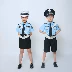 Trẻ em của cảnh sát dịch vụ black cat sheriff quần áo cảnh sát nhỏ trang phục trai mẫu giáo cảnh sát giao thông quần áo đồng phục