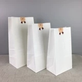 Пищевая кожаная бумажная пакет масла барбекю для барбекю запеченные дно хлебные сумки упаковочная сумка для вынесения настройки сумки на вынос
