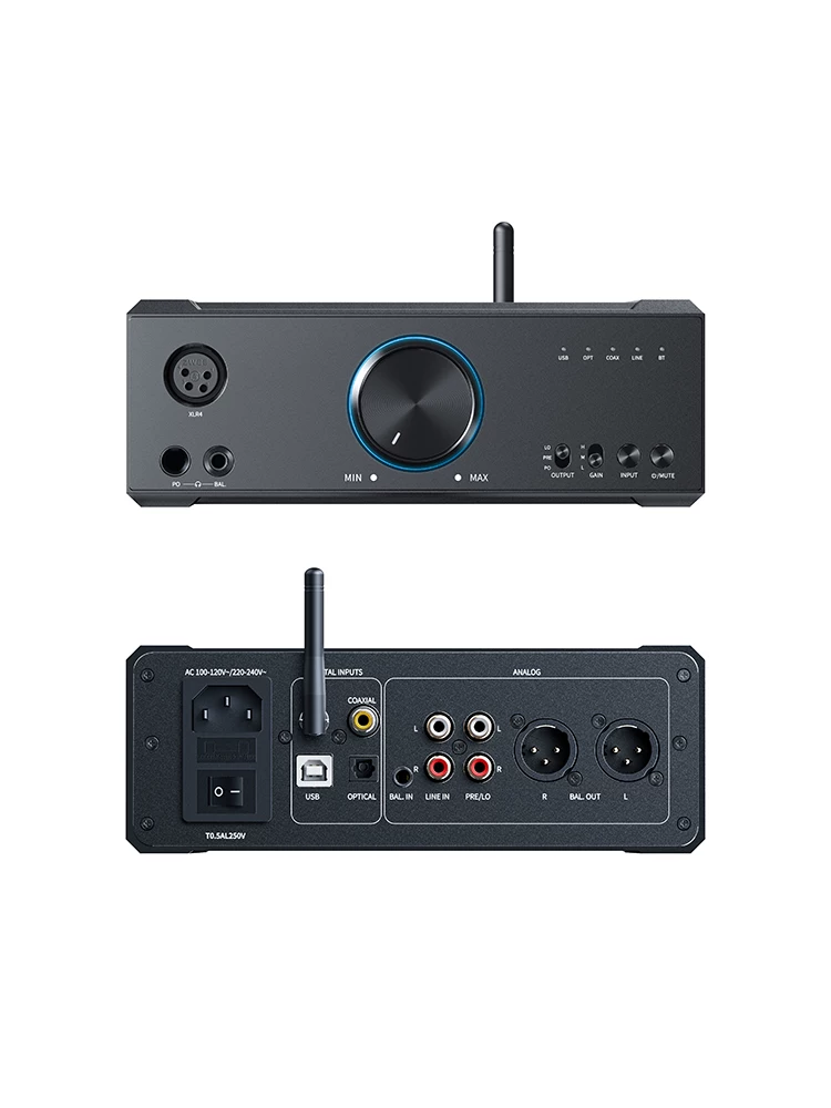 FiiO/飞傲 K9/K9 PRO desktop Bluetooth decoding and headphone amplifier all-in-one machine blue ESS version One Audiovisual