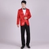 Người đàn ông ăn mặc Hàn Quốc phiên bản của trang phục mới nam sequins phù hợp với điệp khúc nghi lễ chủ nhà trang phục ca sĩ