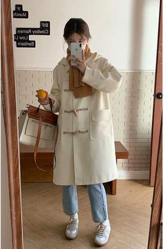 Демисезонное шерстяное пальто