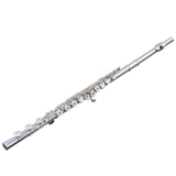 Пять -летняя магазин Семь цветных флейт -инструментов подлинные 958 серебряная серебряная головка Flute 17 лунок