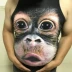 Funny Doodle Monkey 3d Gorilla Sweat Vest Fat Fat Kích thước lớn của nam giới Sáng tạo mô hình động vật ba chiều áo 3 lỗ nam rộng nách Lót