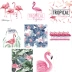 Bắc Âu flannel dày nền vải in treo flamingo tấm thảm treo tường neo hình ảnh ký túc xá trang trí tường trang trí