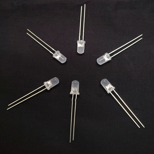 F5 Круглый туман -Бело -хрупенный зеленый 5 -мм туманный, высокий яркий, мягкий светло -зеленый светодиодный светодиодный светодиод