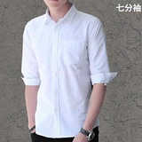 Трендовая качественная летняя джинсовая рубашка для отдыха, в корейском стиле