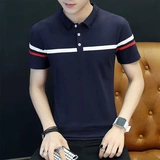 Летняя футболка polo для отдыха, сезон 2021, короткий рукав, в корейском стиле