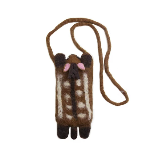 Кошелек, шерстяной войлок, барсетка, радужная сумка, DIY
