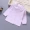 Bé gái trẻ con nhỏ trẻ sơ sinh bông búp bê cổ áo dưới áo phông